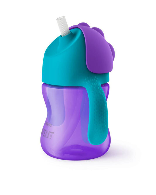 Philips Avent Straw Cup 200ml Lilla/Turkis - farskapet