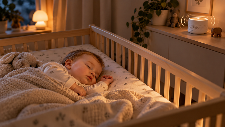 Hjelper lydmaskin baby med å sove?