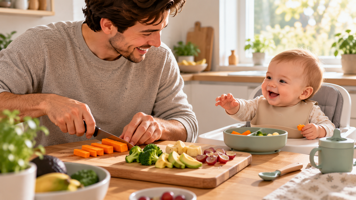 Hvordan kutter du mat trygt til baby?