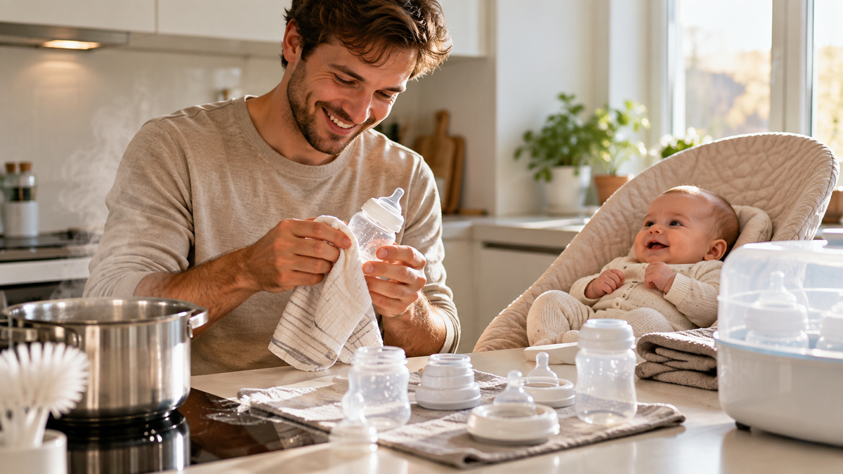 Hvordan steriliserer du tåteflasker?
