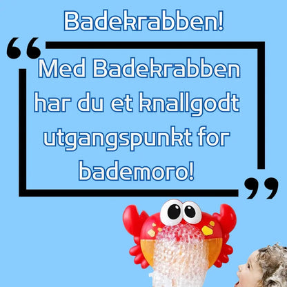 Badekrabbe som Blåser Bobler - Gjør Badestund Gøy! - farskapet