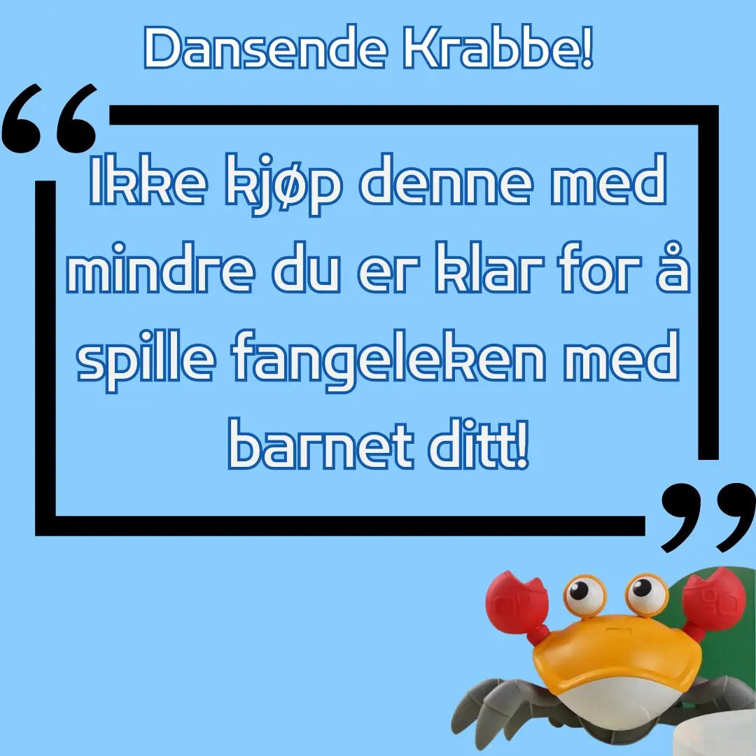 Dansende Krabbe for Magetid - Gøy for Baby og Pappa! - farskapet