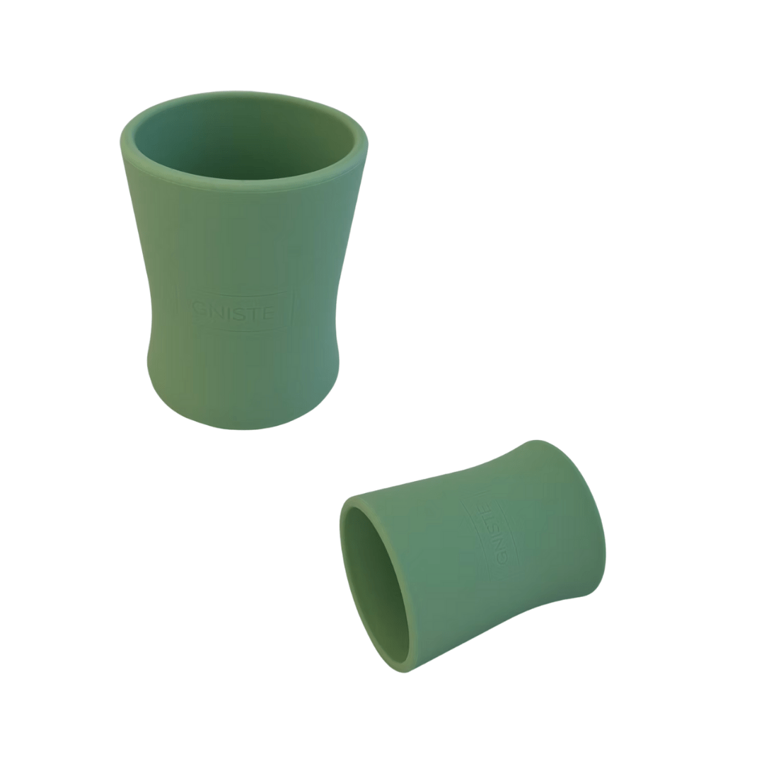 Gniste åpen silikonkopp for blw - 225ml treningskopp for baby - farskapet