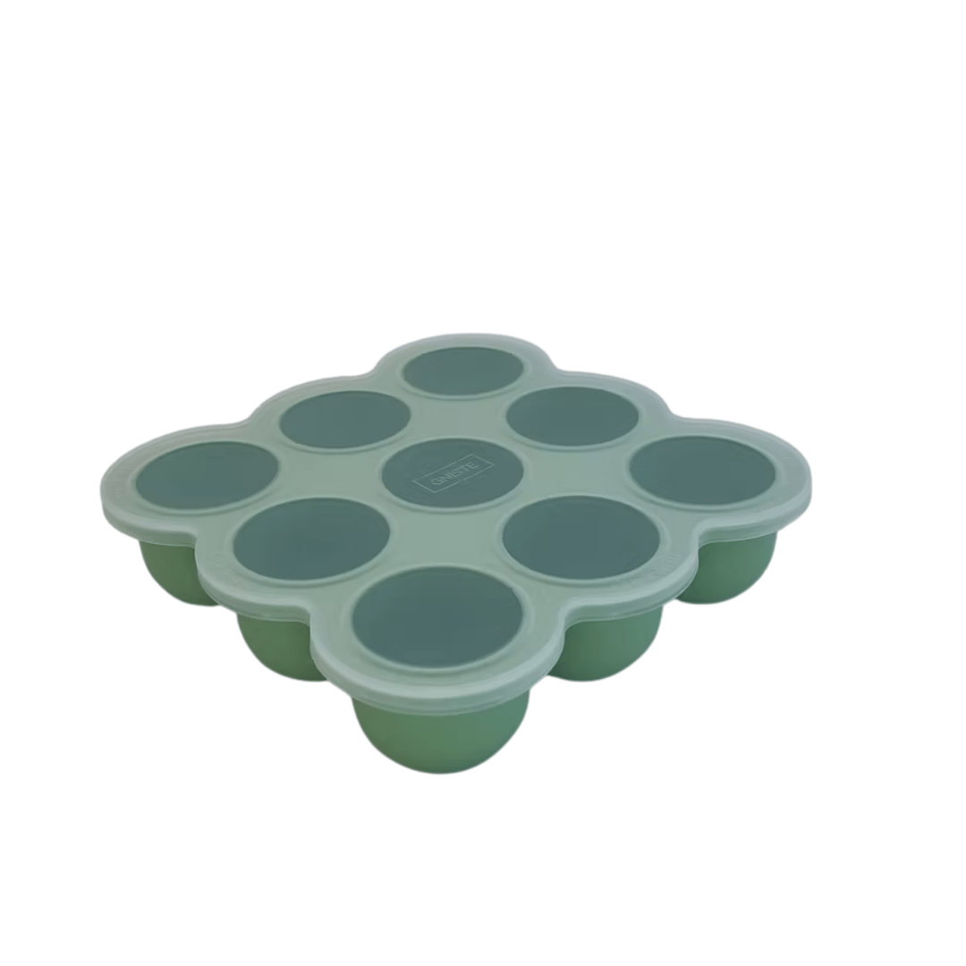 Gniste multifunksjons silikonform for frysing - 10x60ml porsjonsbrett - farskapet