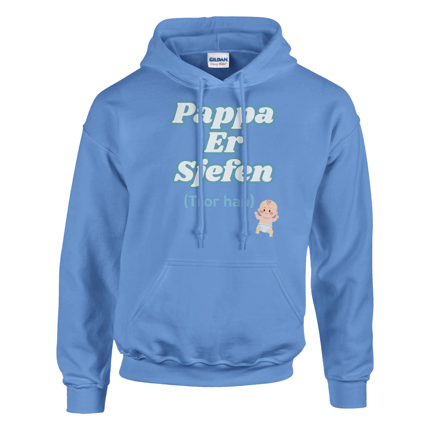 Pappa er sjefen - Limited edition hettegenser! 👑 - farskapet