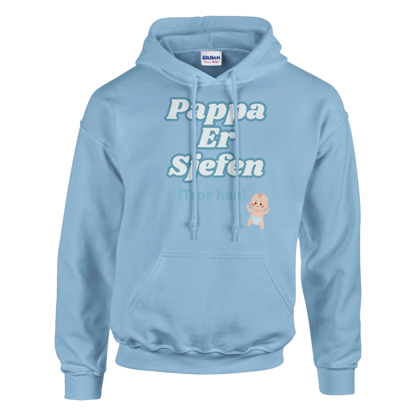 Pappa er sjefen - Limited edition hettegenser! 👑 - farskapet