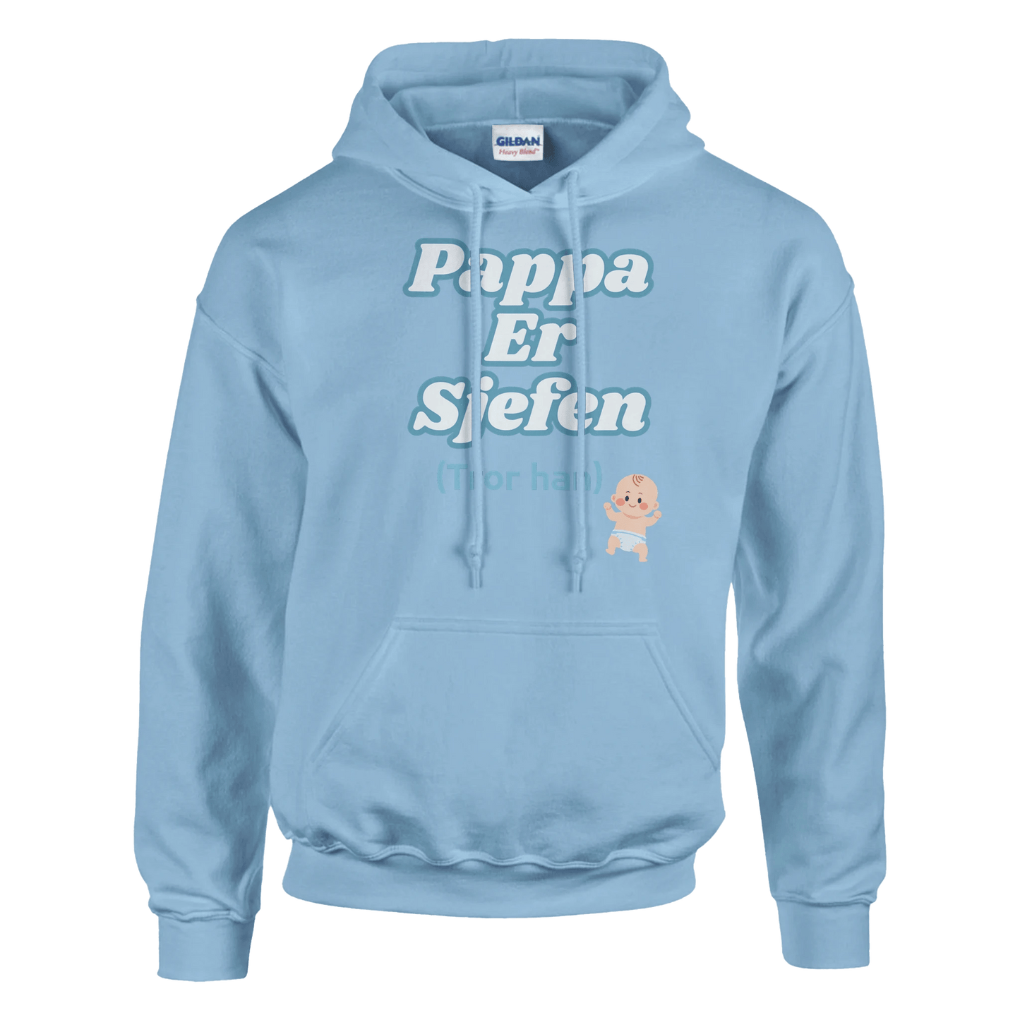 Pappa er sjefen - Limited edition hettegenser! 👑 - farskapet