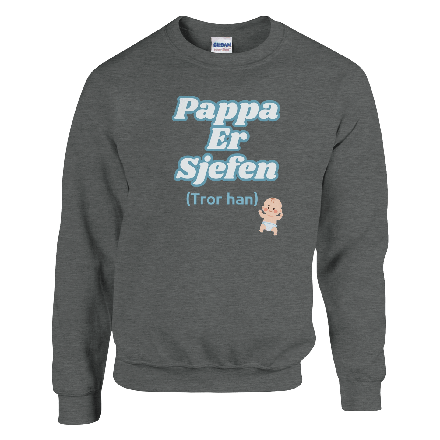 Pappa er sjefen - Premium unisex genser! 👔 - farskapet