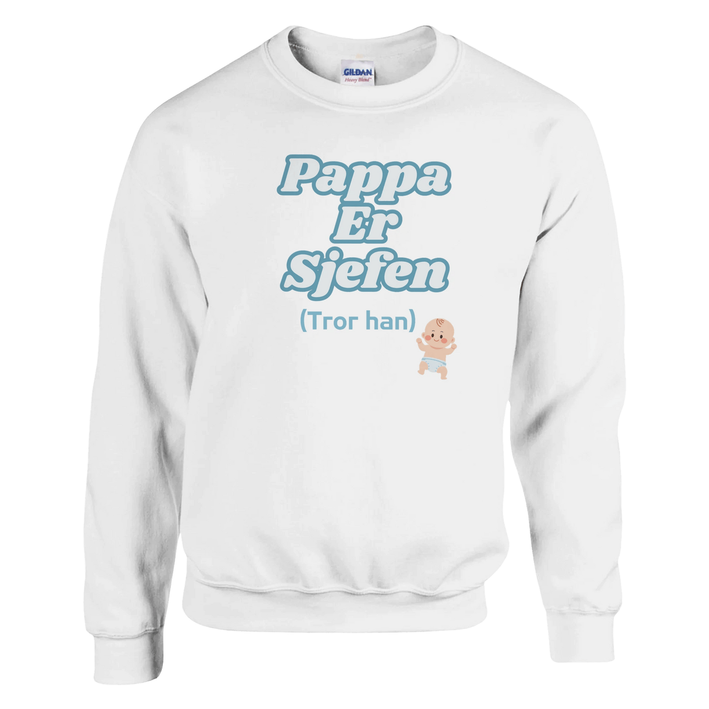 Pappa er sjefen - Premium unisex genser! 👔 - farskapet