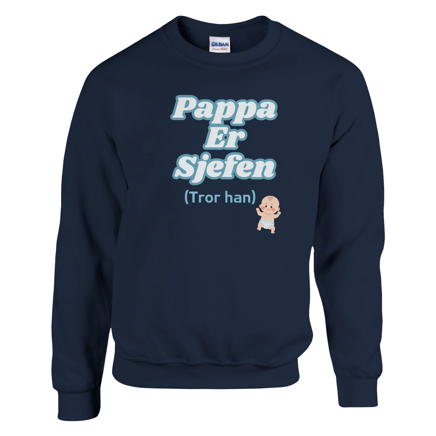 Pappa er sjefen - Premium unisex genser! 👔 - farskapet