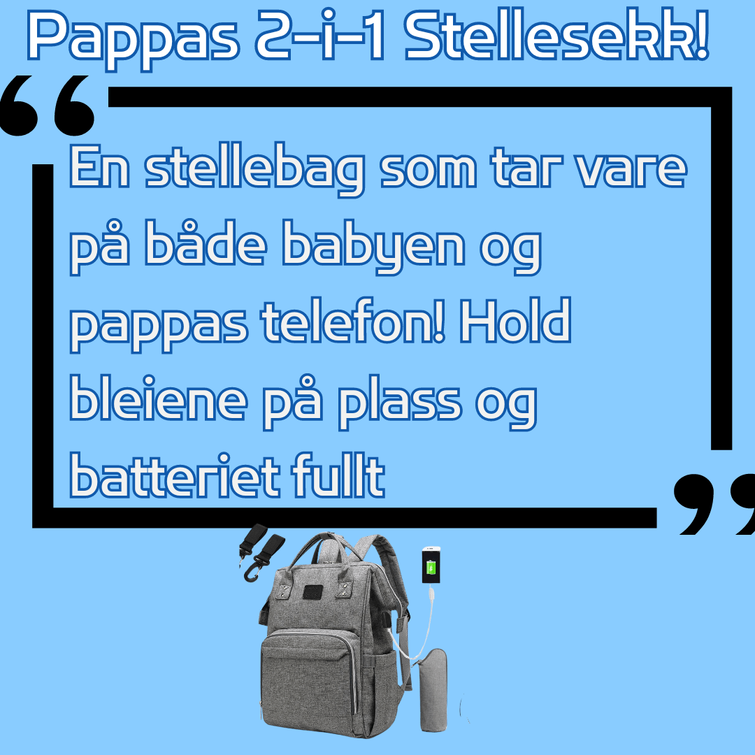 Pappas 2 - i - 1 Stellesekk - Gjør Turen Enkel og Stressfri! - farskapet